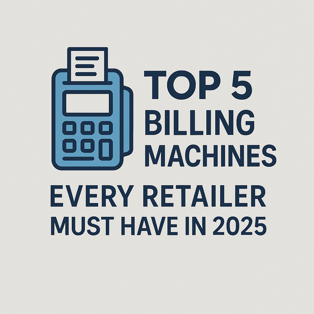 Top 5 Billing Machines Every Retailer Must Have in 2025